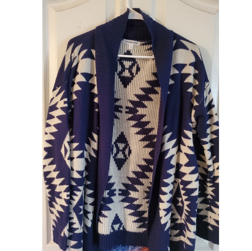 Aztec print sweater